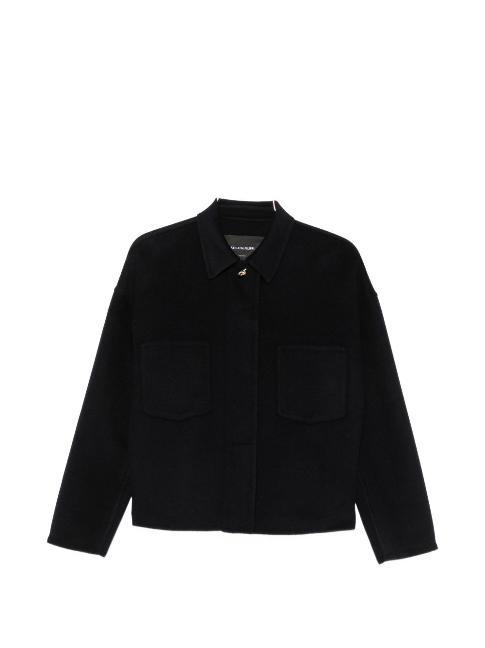 hardware-detail drop-shoulder coat CTD216F196M261 5146 FABIANA FILIPPI 