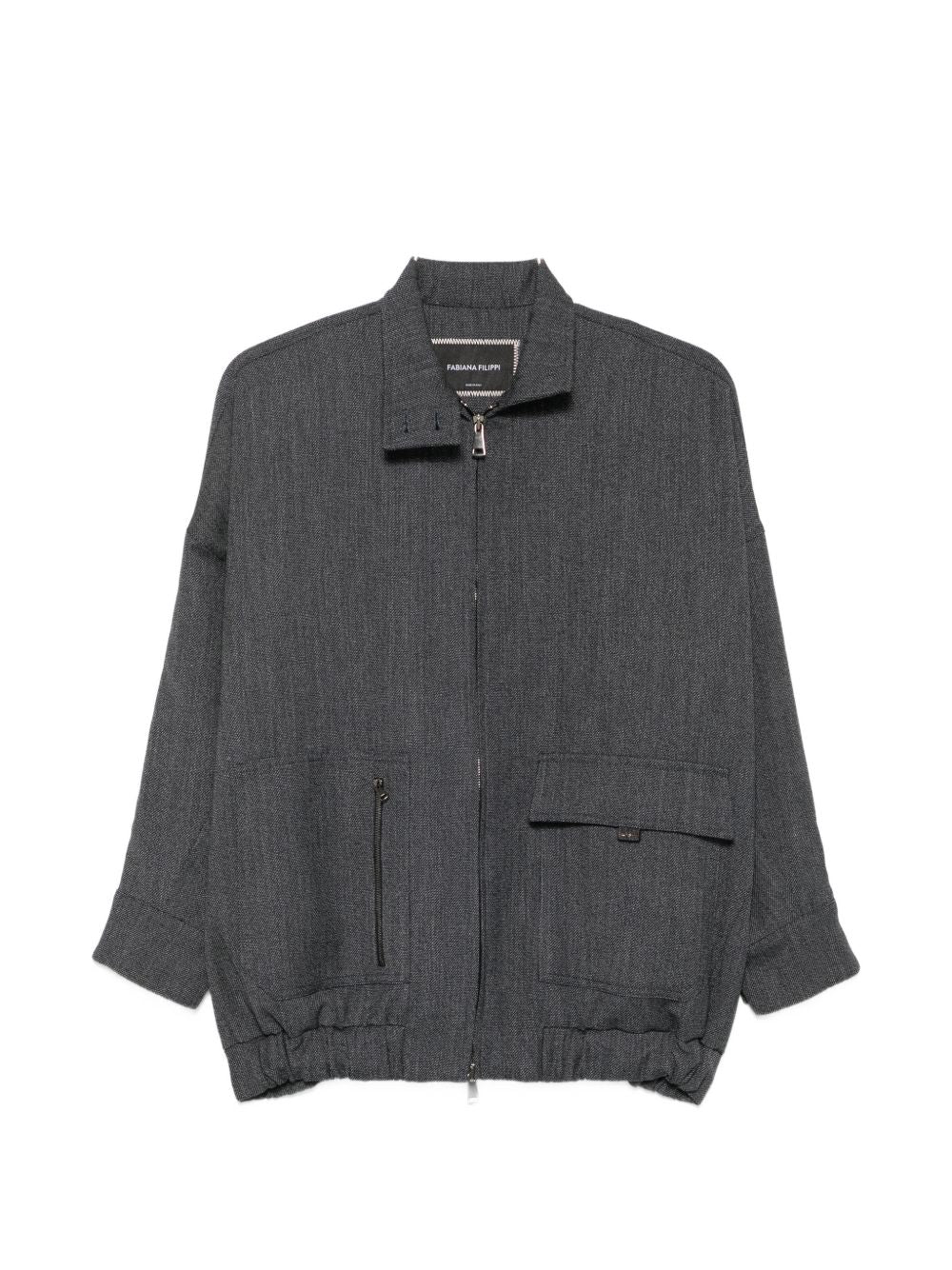 zip-up high-neck coat CTD216F202M267 VR2 FABIANA FILIPPI 
