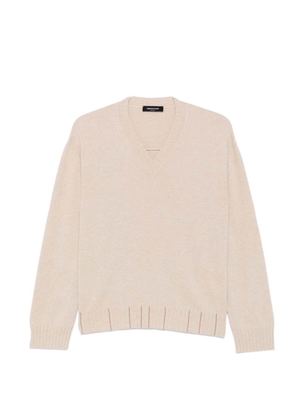 V-neck ribbed-trim sweater MAD216F015 M2810167 FABIANA FILIPPI 