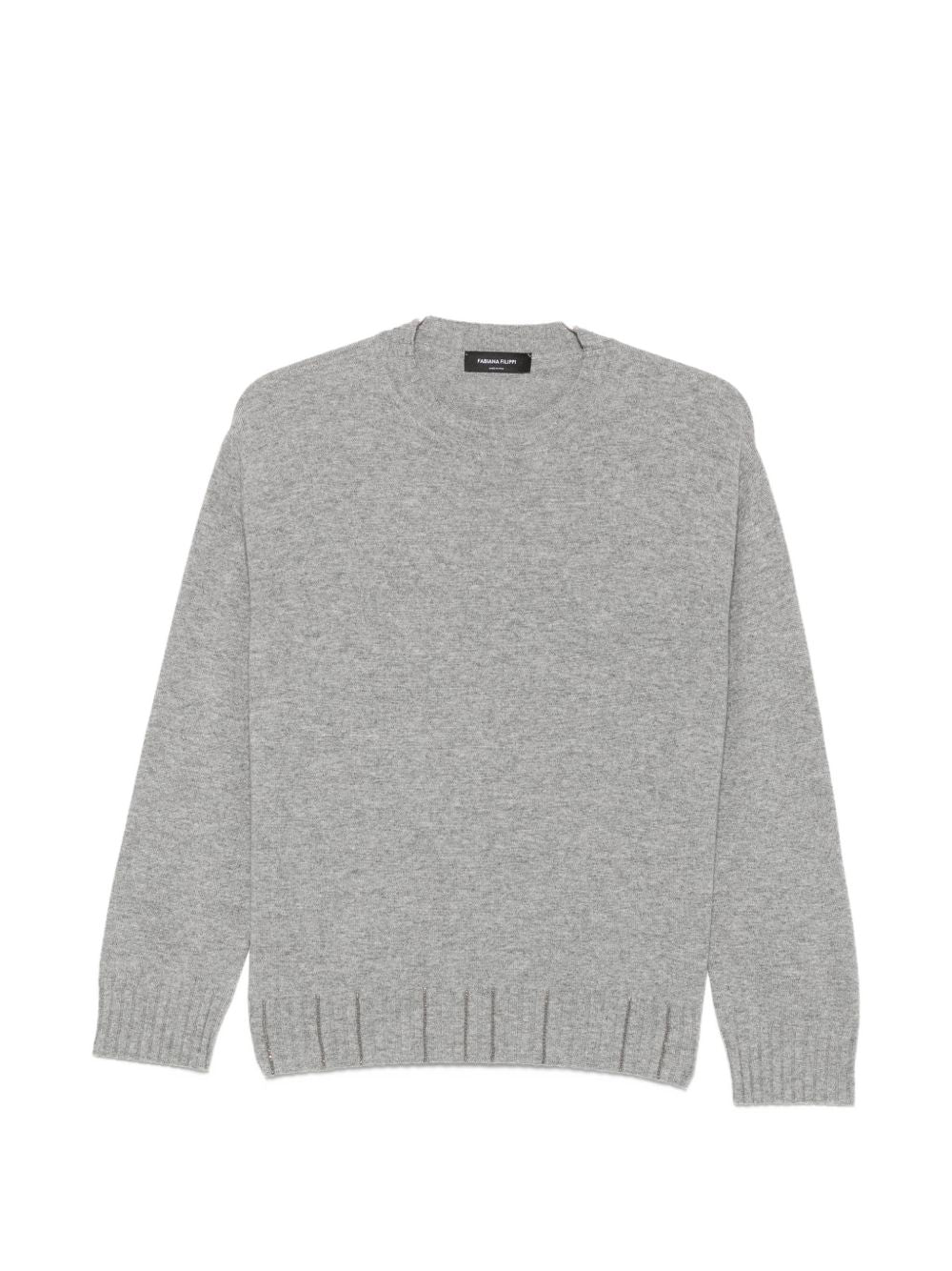 embellished-ribbed crew-neck sweater MAD216F028 M2818132 FABIANA FILIPPI 