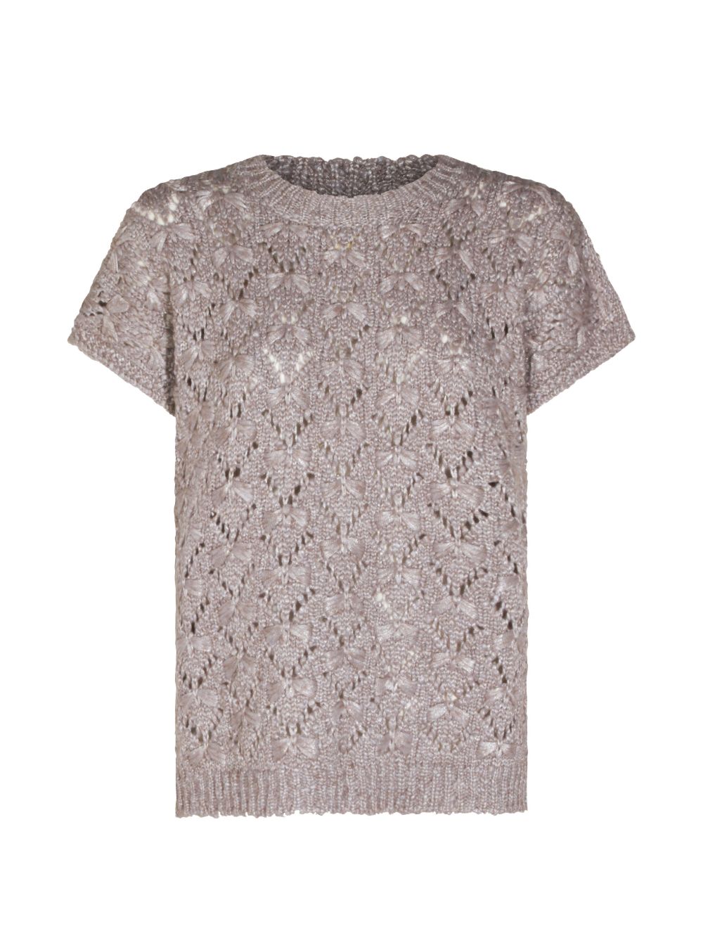 open-knit short-sleeve sweater MAD216F101 M3158206 FABIANA FILIPPI 