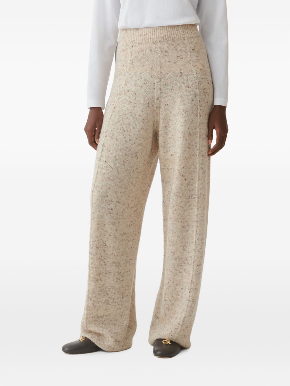 Speckled Knitted Trousers PAD216F336M258 0167 FABIANA FILIPPI 