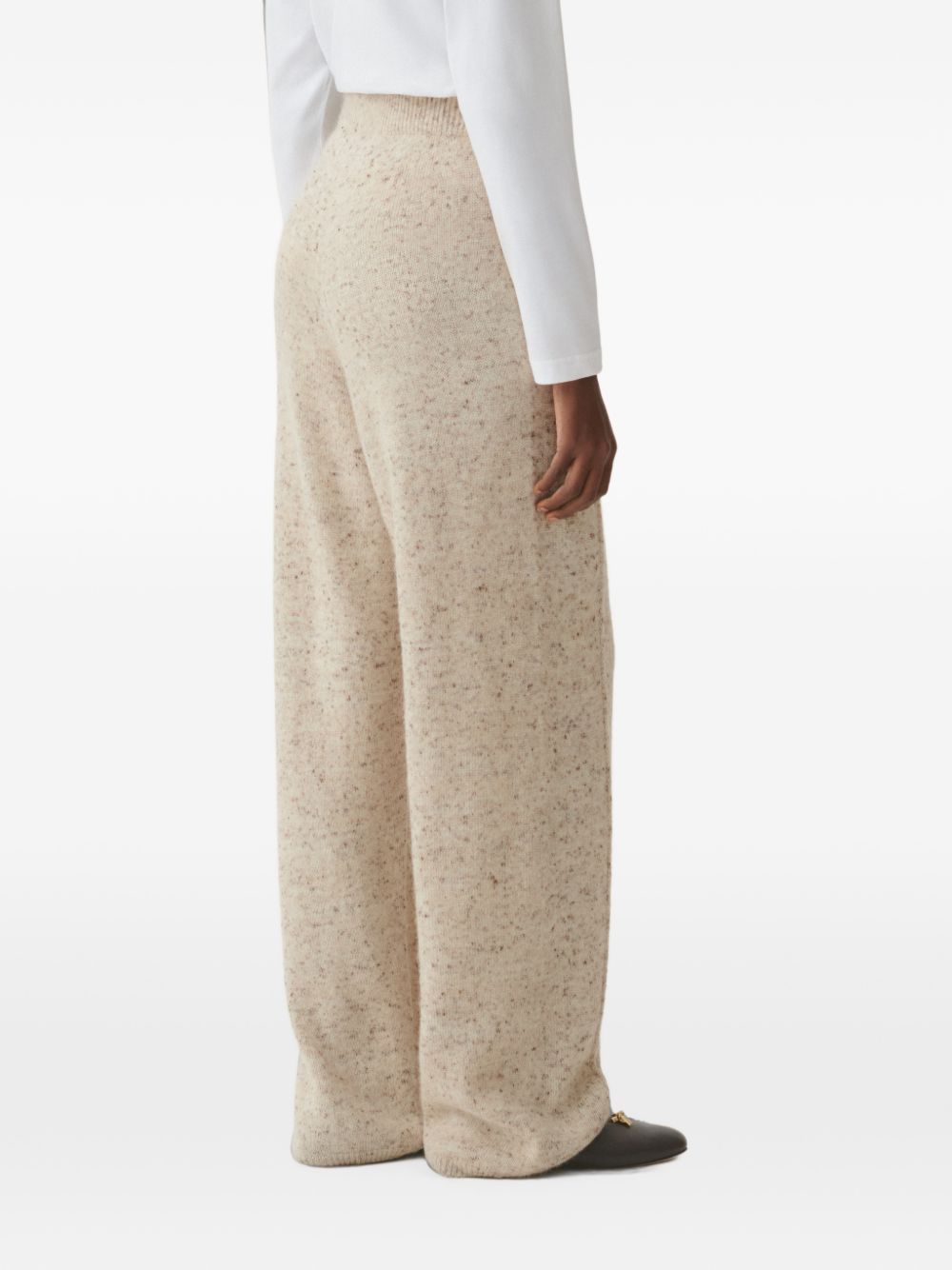 Speckled Knitted Trousers PAD216F336M258 0167 FABIANA FILIPPI 