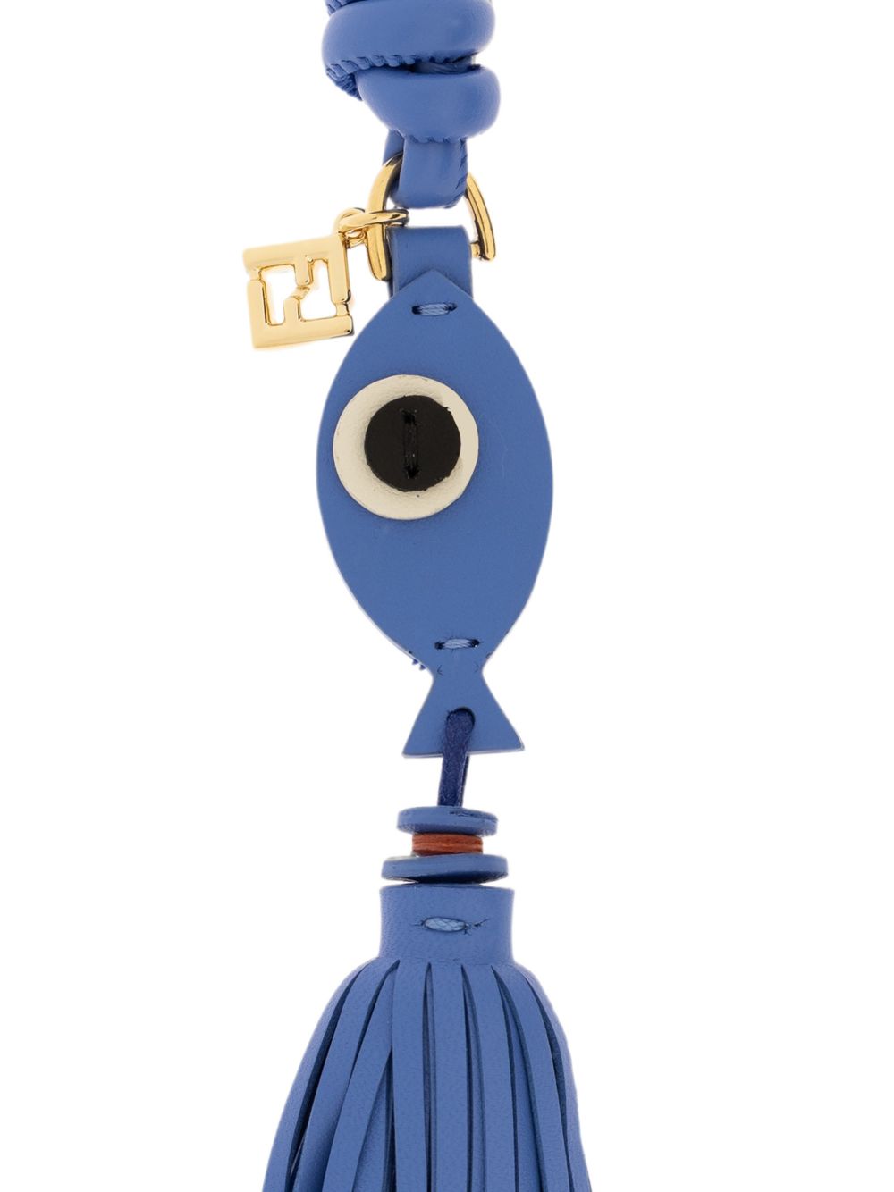 Broom Fish leather charm 7AS526 A5DYF1WMY FENDI 