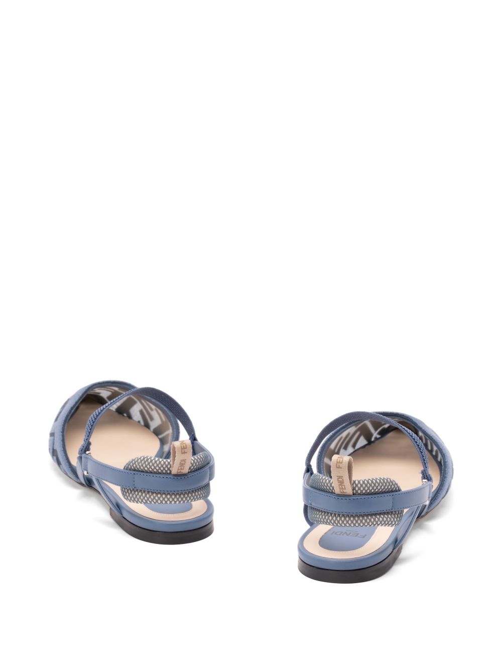 Colibrì Lite mesh flat slingbacks with FF embroidery 8J8559 AY0MF1XHP FENDI 