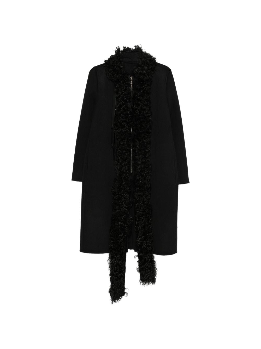 Wool and shearling coat FF6214 B1H1F0QA1 FENDI 