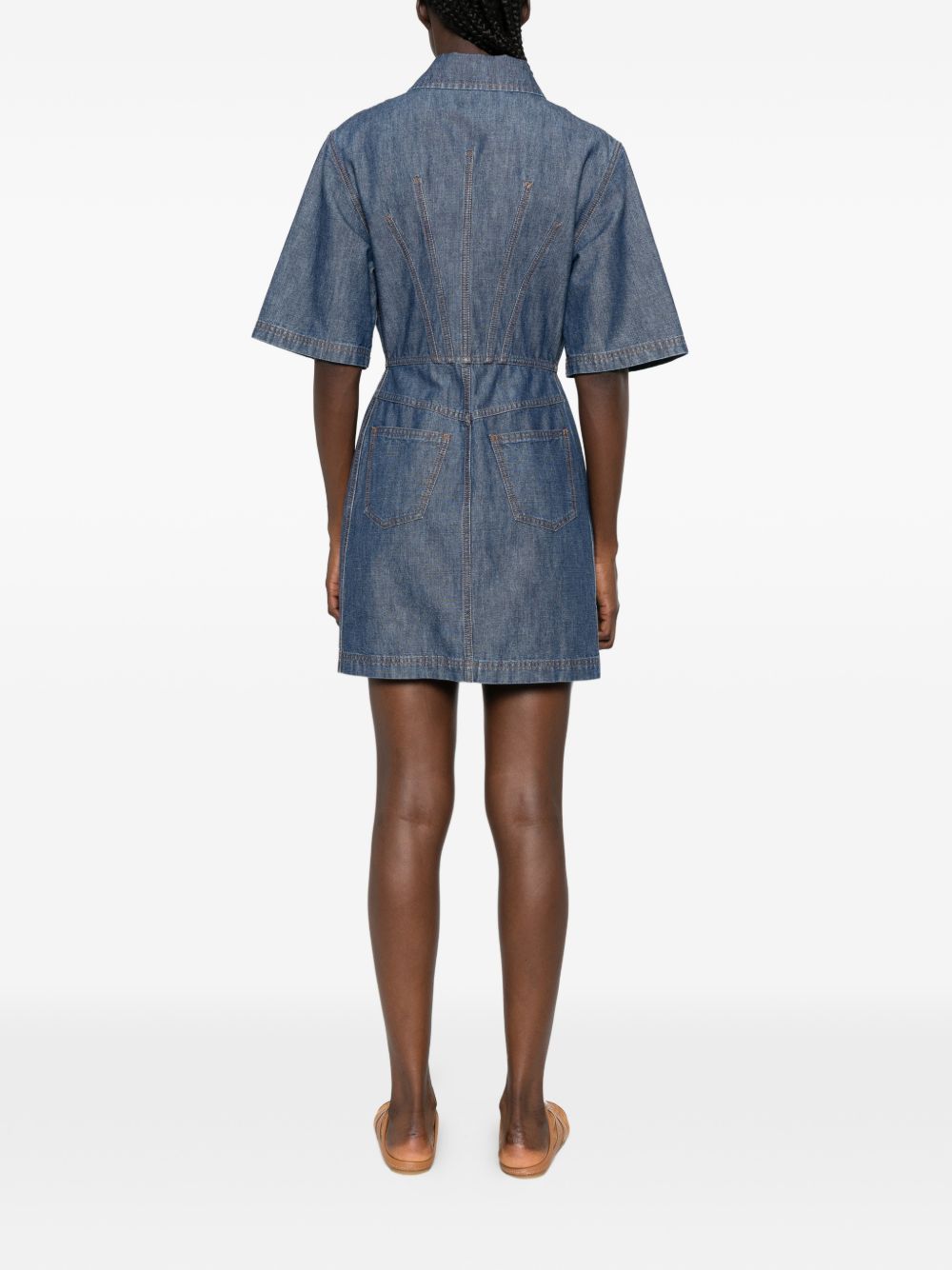 Fendi chambray dress FLD576 AW8HF0QB0 FENDI 