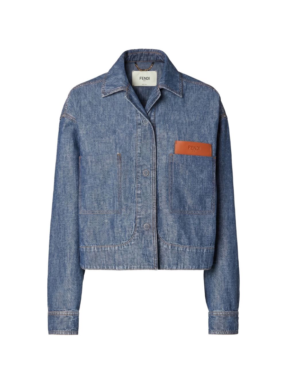 chambray jacket FLF861 AW8HF0QB0 FENDI 