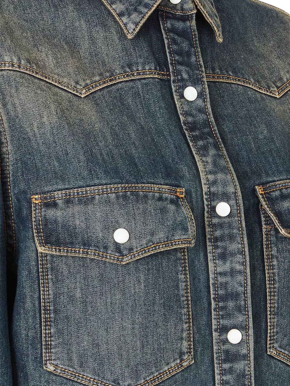 Women's denim shirt FLF867 B1PDF19S8 FENDI 