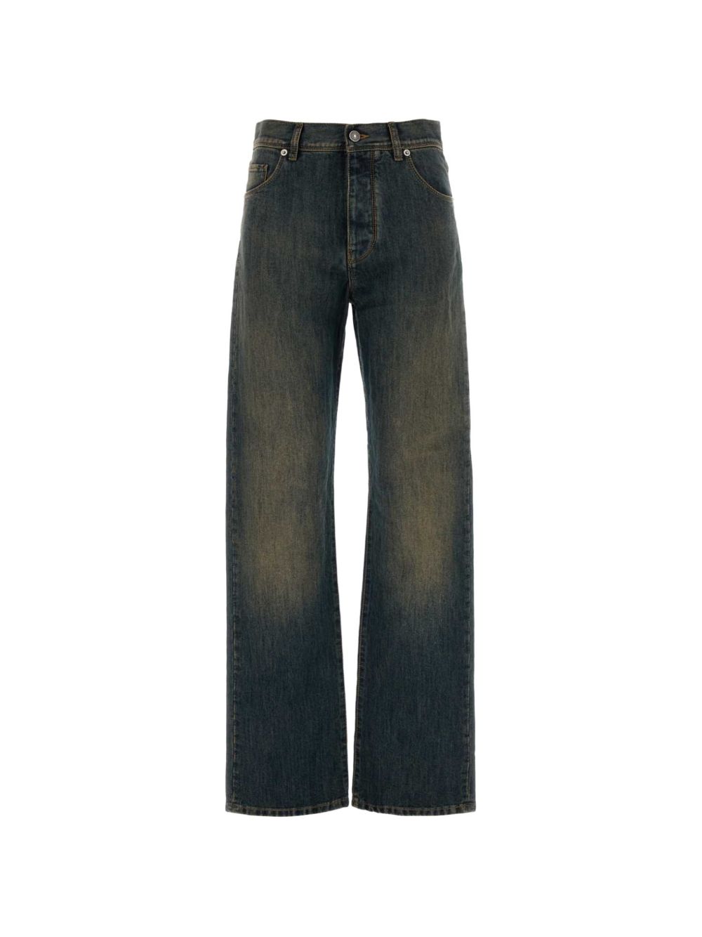 Washed denim pants<BR/> FLP908 B1PDF19S8 FENDI 