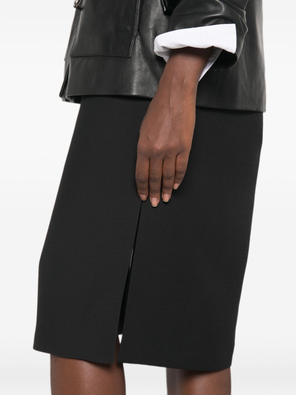 silk and wool skirt FQ7764 B1UJF0QA1 FENDI 