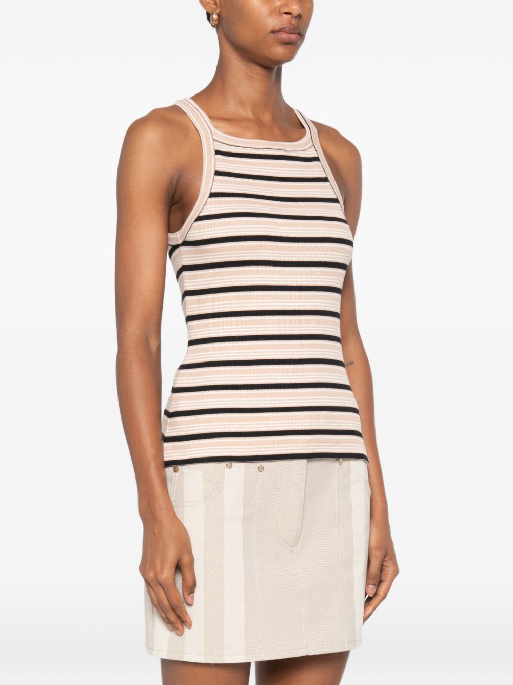 cotton striped knit top FS7966 AW88F1X32 FENDI 