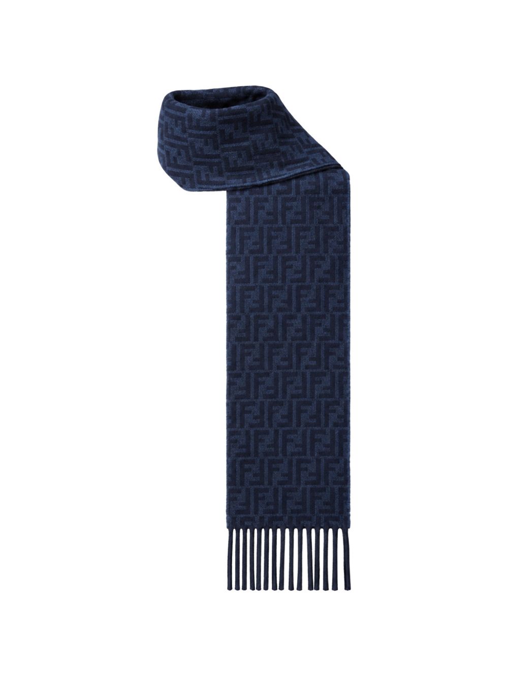 FF wool and cashmere scarf FXS417 B1VZF1Y81 FENDI 