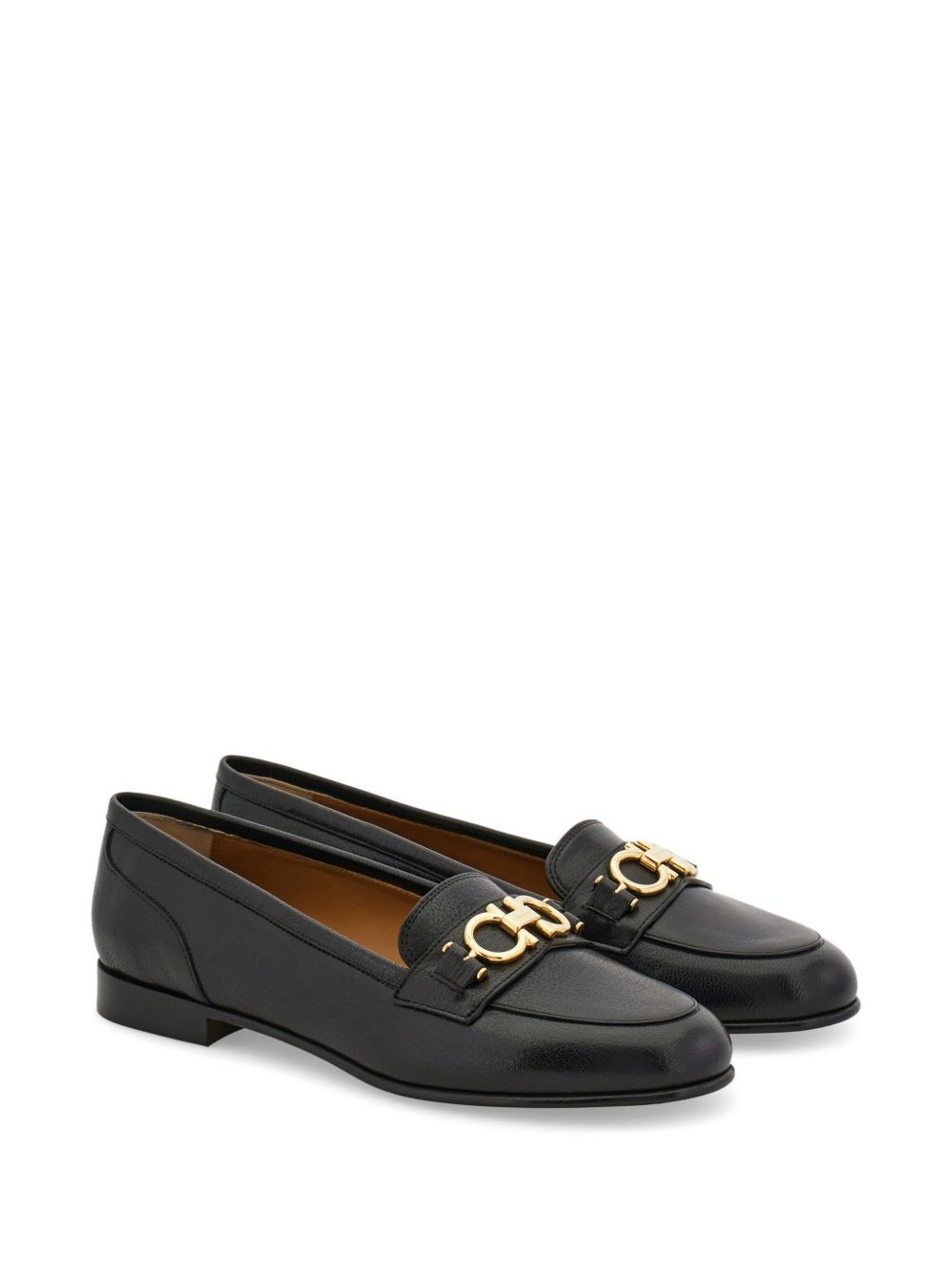 Gancini ornament moccasin 01L663BAX 793525NERO FERRAGAMO 