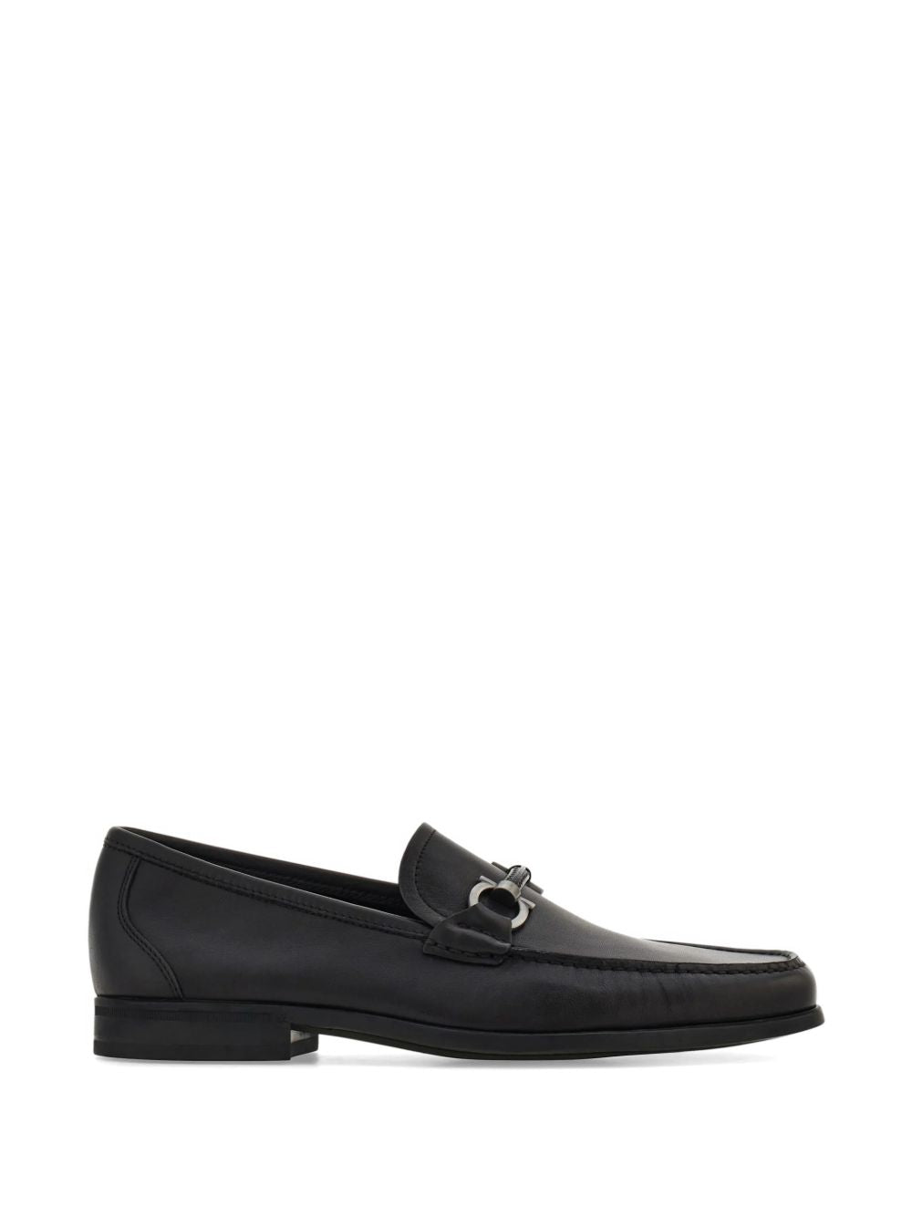 Gancini ornament moccasin 02A783 SUPREME 793315NERO FERRAGAMO 