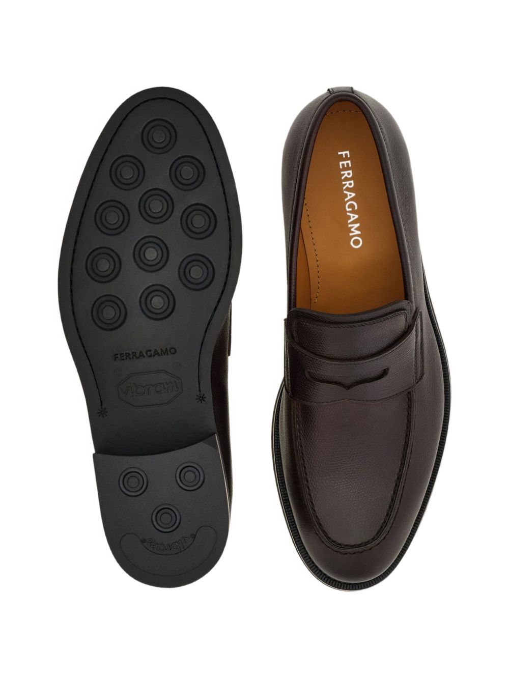 PENNY leather loafer 02B011 STEFANO 796273HICKORY FERRAGAMO 