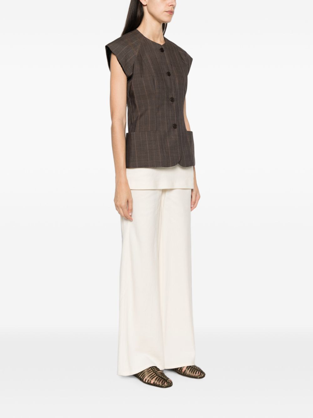 Light Wool blouse A1040419 296 GANNI 