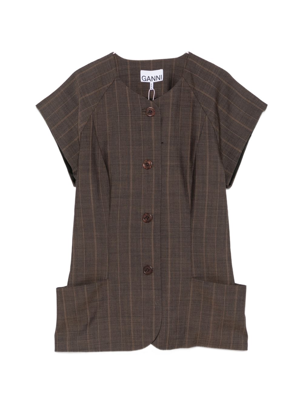 Light Wool blouse A1040419 296 GANNI 