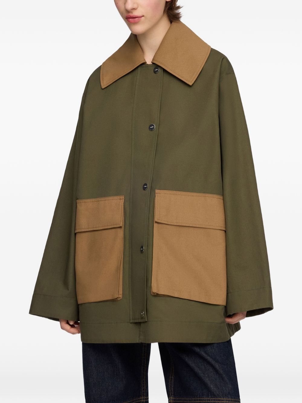Jacket in Canvas A1130011 838 GANNI 