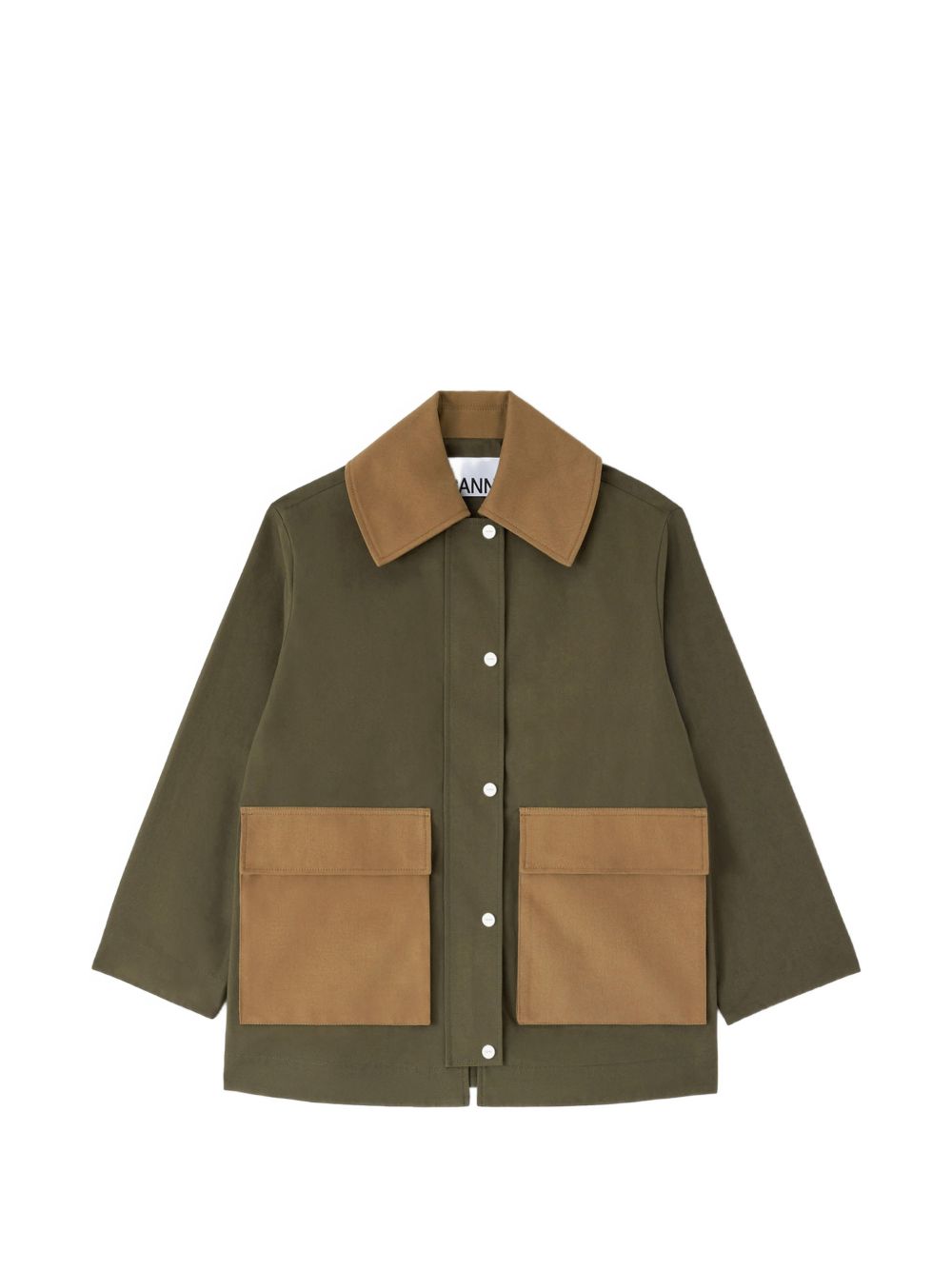 Jacket in Canvas A1130011 838 GANNI 