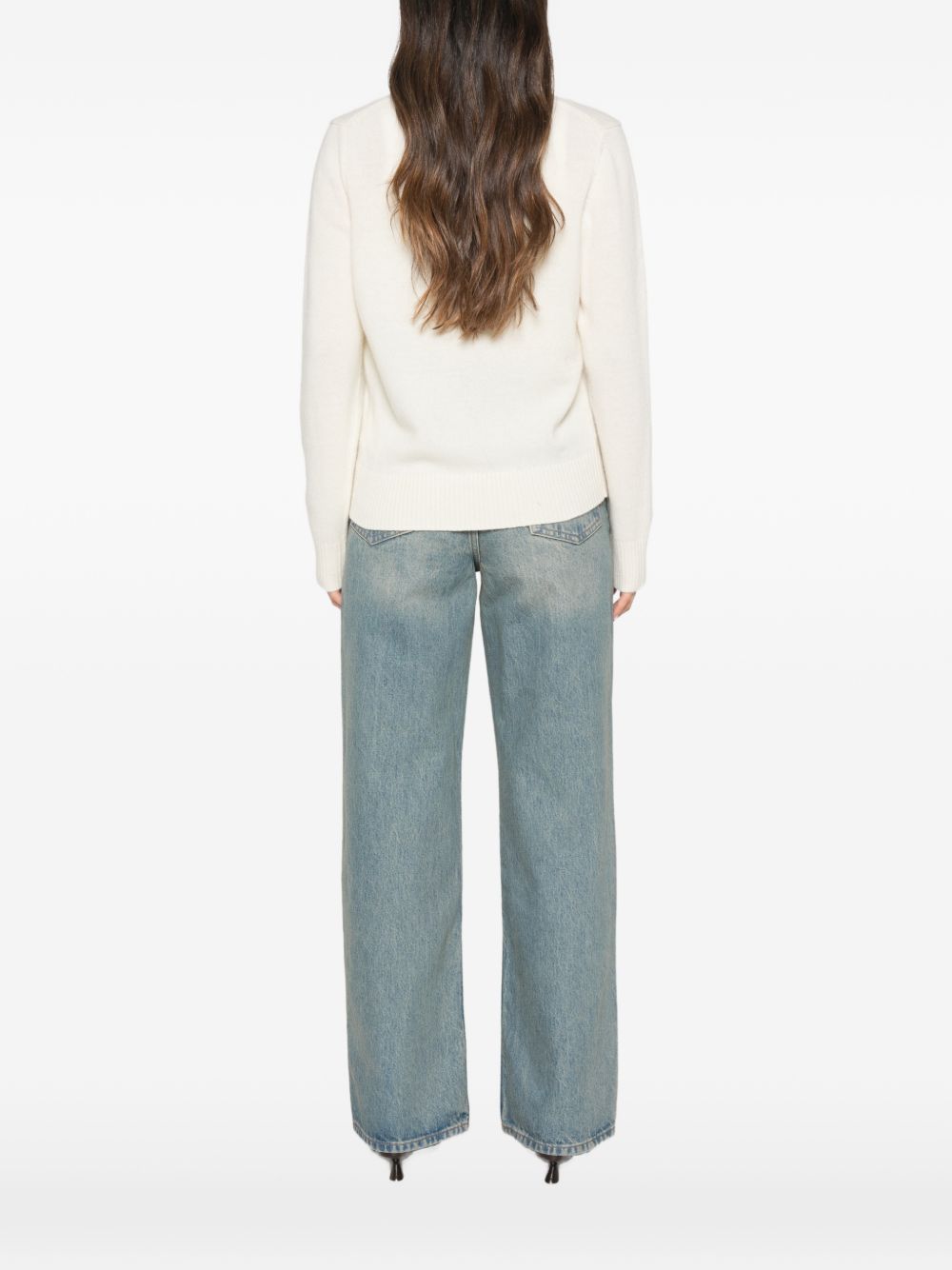 Bear Printed Crewneck Jumper A1150051 135 GANNI 