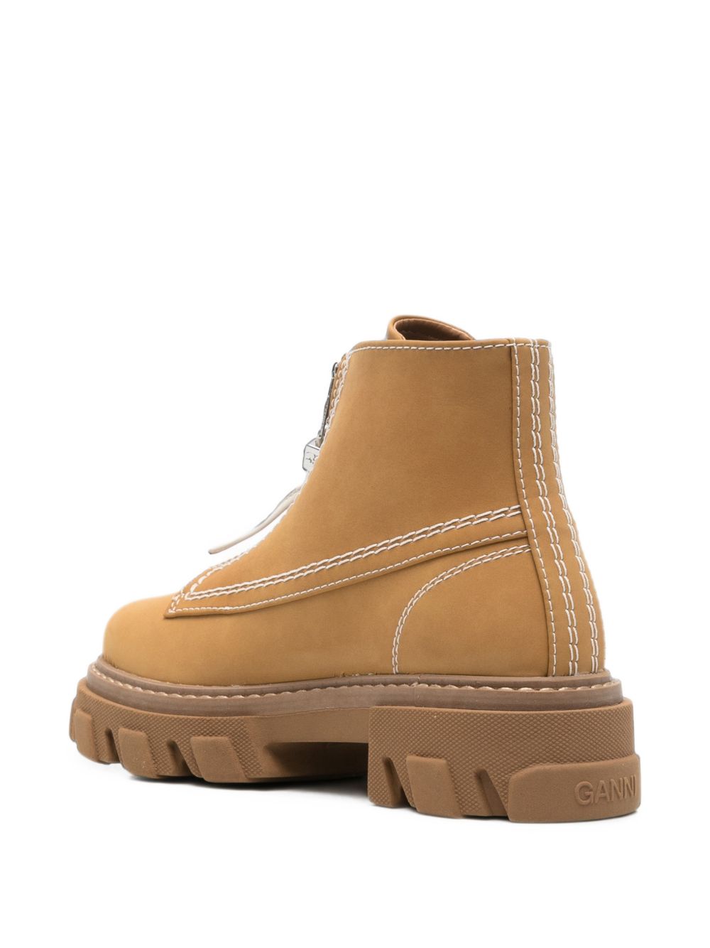 Cleated zip ankle boots D1010029 ZZQ GANNI 