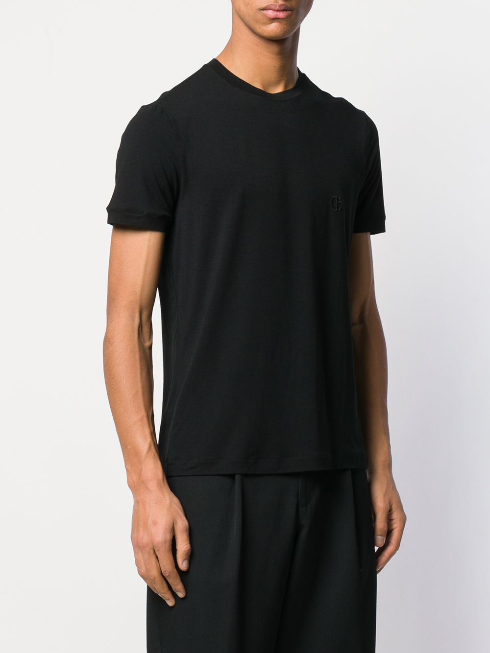 ASV stretch viscose jersey T-shirt 3GST52 SJP4ZUC99 GIORGIO ARMANI 