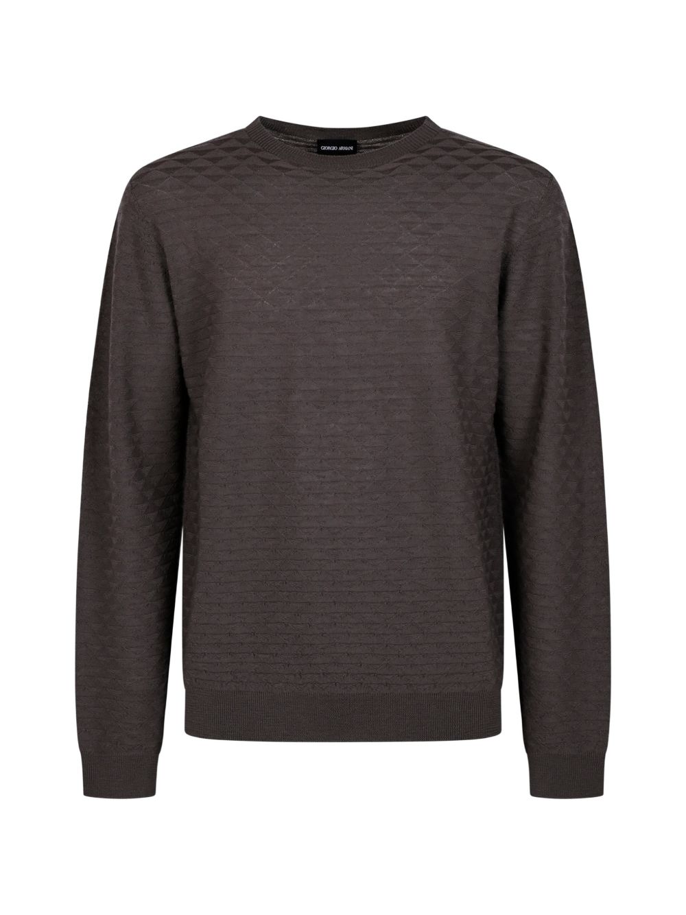 diamond-knit sweater GM003873 AF28176U7001 GIORGIO ARMANI 