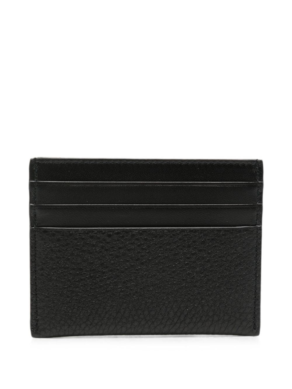 logo-print grained leather card holder BK60GSK213 001 GIVENCHY 