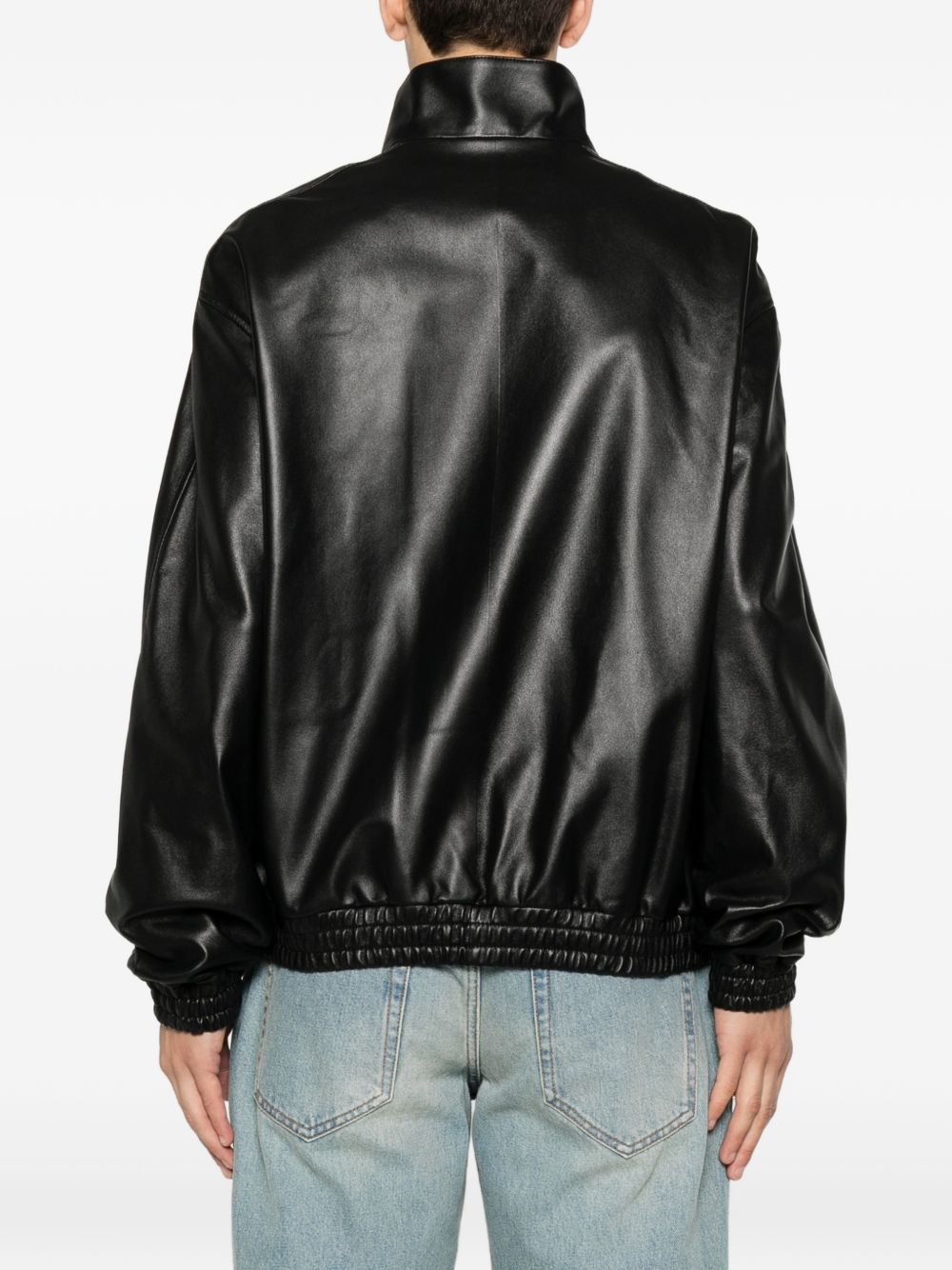 Couture Seam track top in nappa leather BM01J36003 001 GIVENCHY 