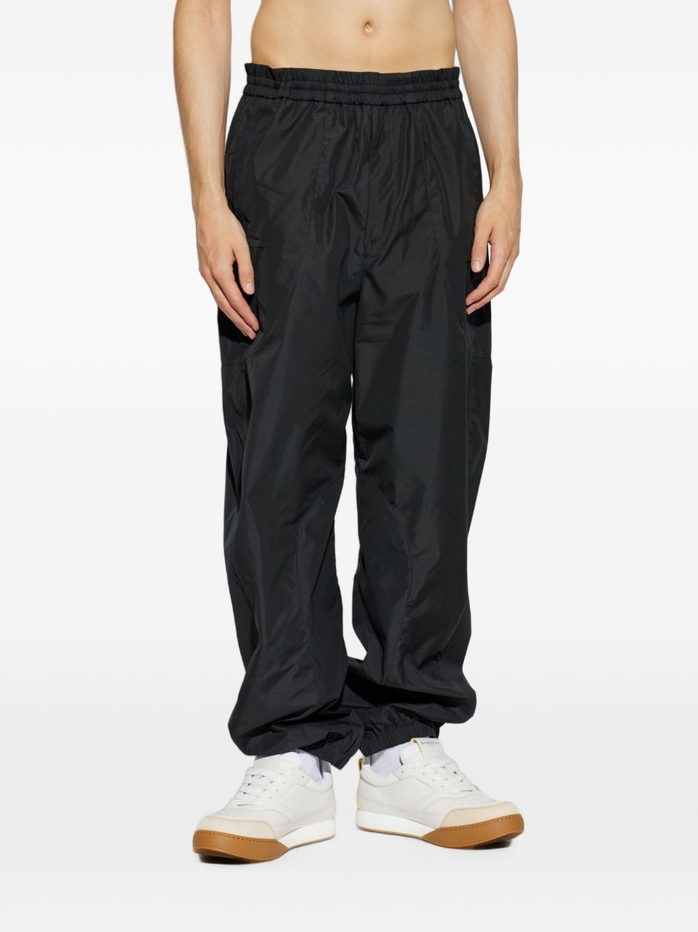 Couture Seam joggers with mix material cut-outs BM51S61YMJ 001 GIVENCHY 