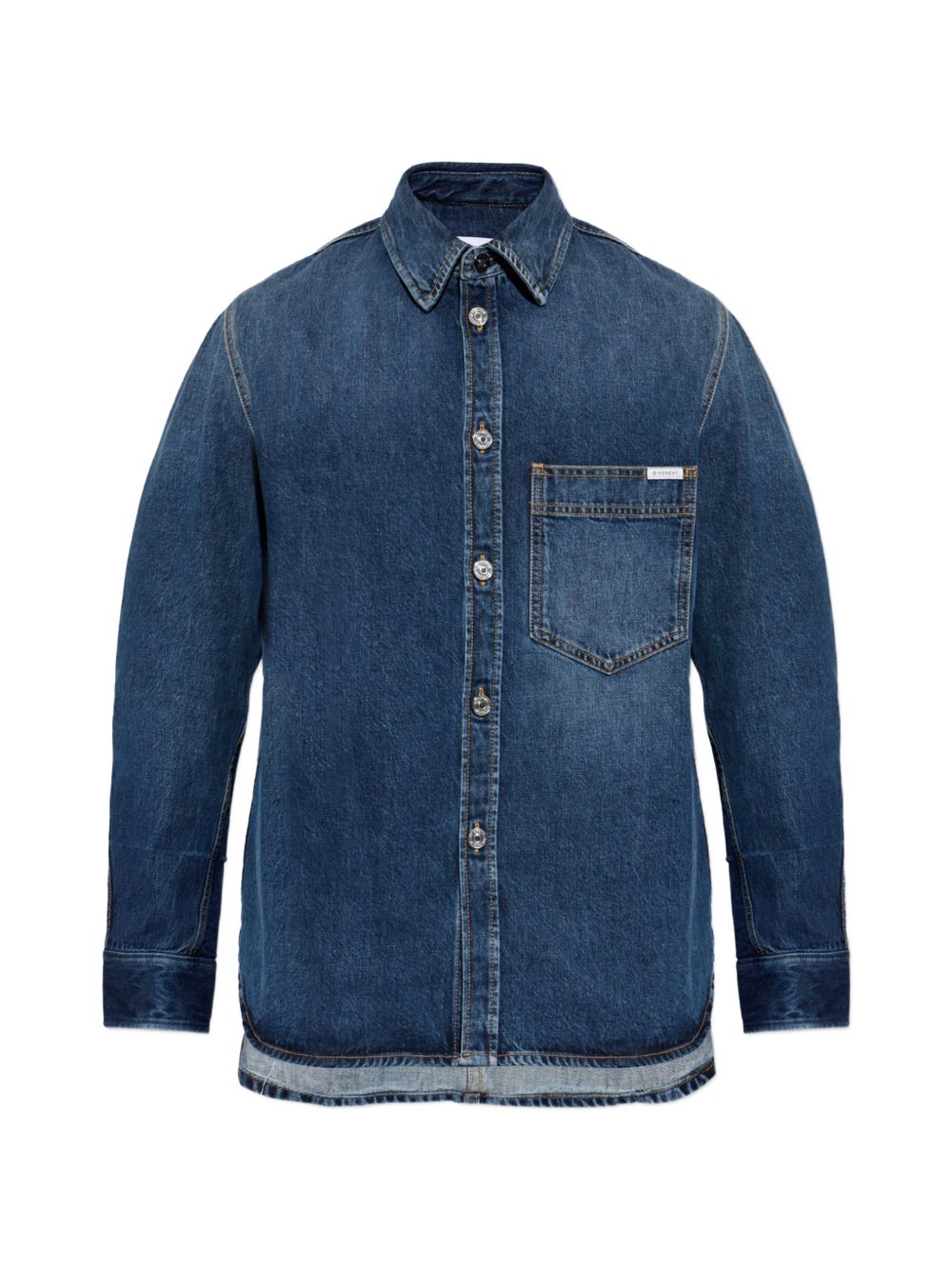 Couture Seam shirt in denim BM61AL5YDS 053 GIVENCHY 