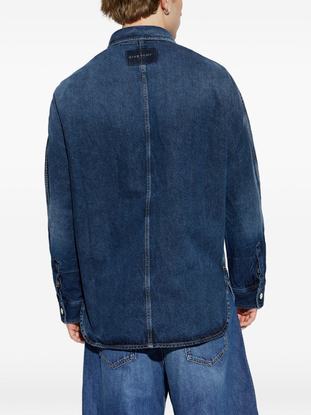 Couture Seam shirt in denim BM61AL5YDS 053 GIVENCHY 