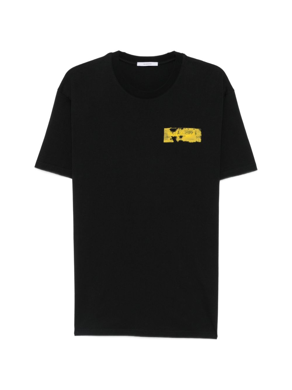 T-shirt in cotton with Givenchy Paris Paint print BM71NK3YUD 001 GIVENCHY 