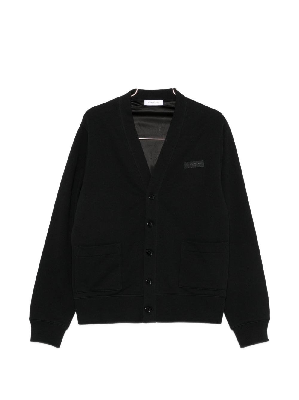 Cardigan in cotton with Givenchy Paris gros grain BMK00W3YSK 001 GIVENCHY 
