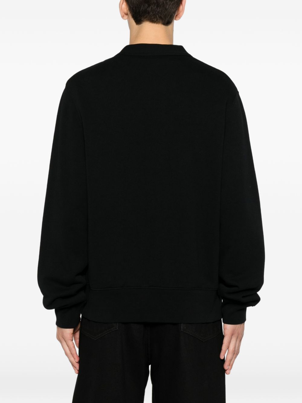 Cardigan in cotton with Givenchy Paris gros grain BMK00W3YSK 001 GIVENCHY 