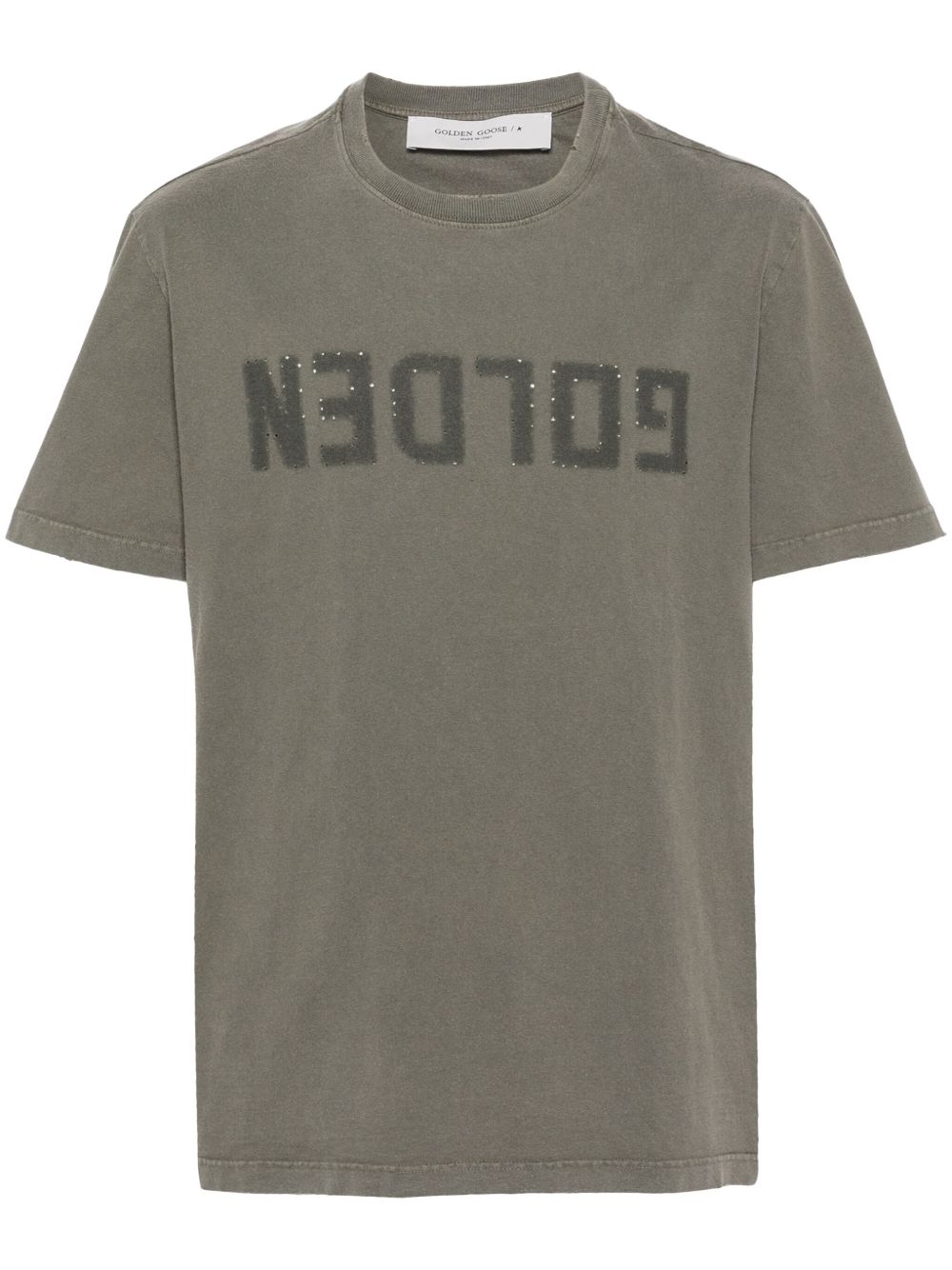 Logo-print cotton T-shirt GMP01220 P00067135479 GOLDEN GOOSE 