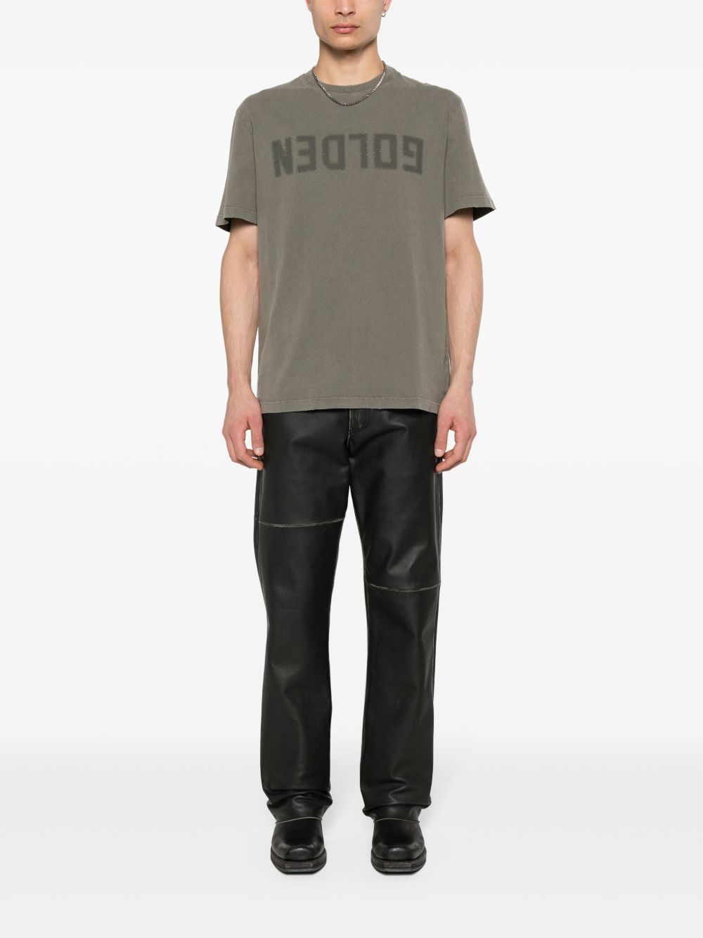Logo-print cotton T-shirt GMP01220 P00067135479 GOLDEN GOOSE 