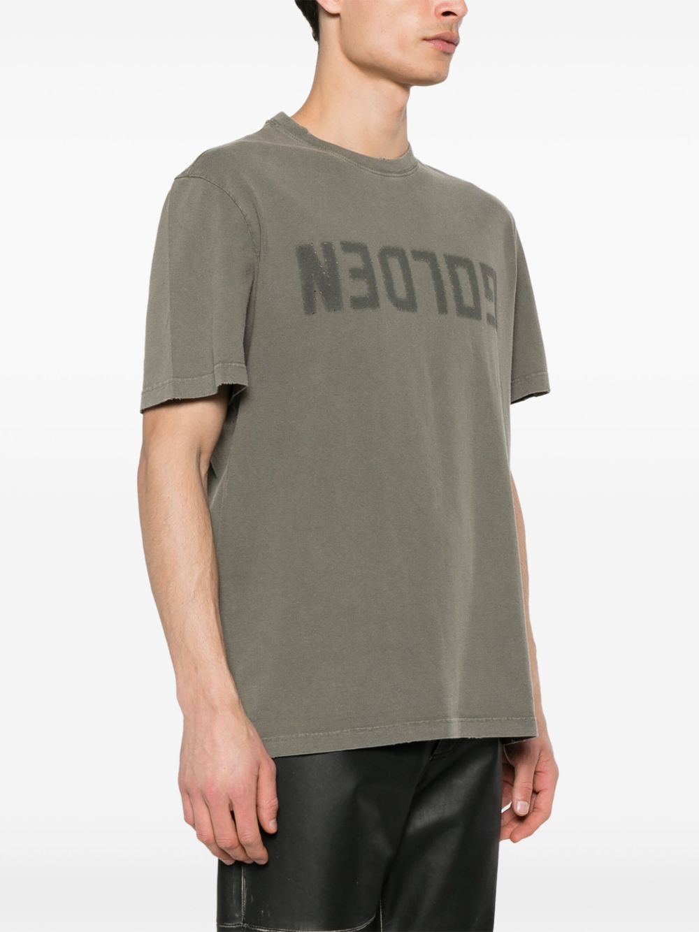 Logo-print cotton T-shirt GMP01220 P00067135479 GOLDEN GOOSE 