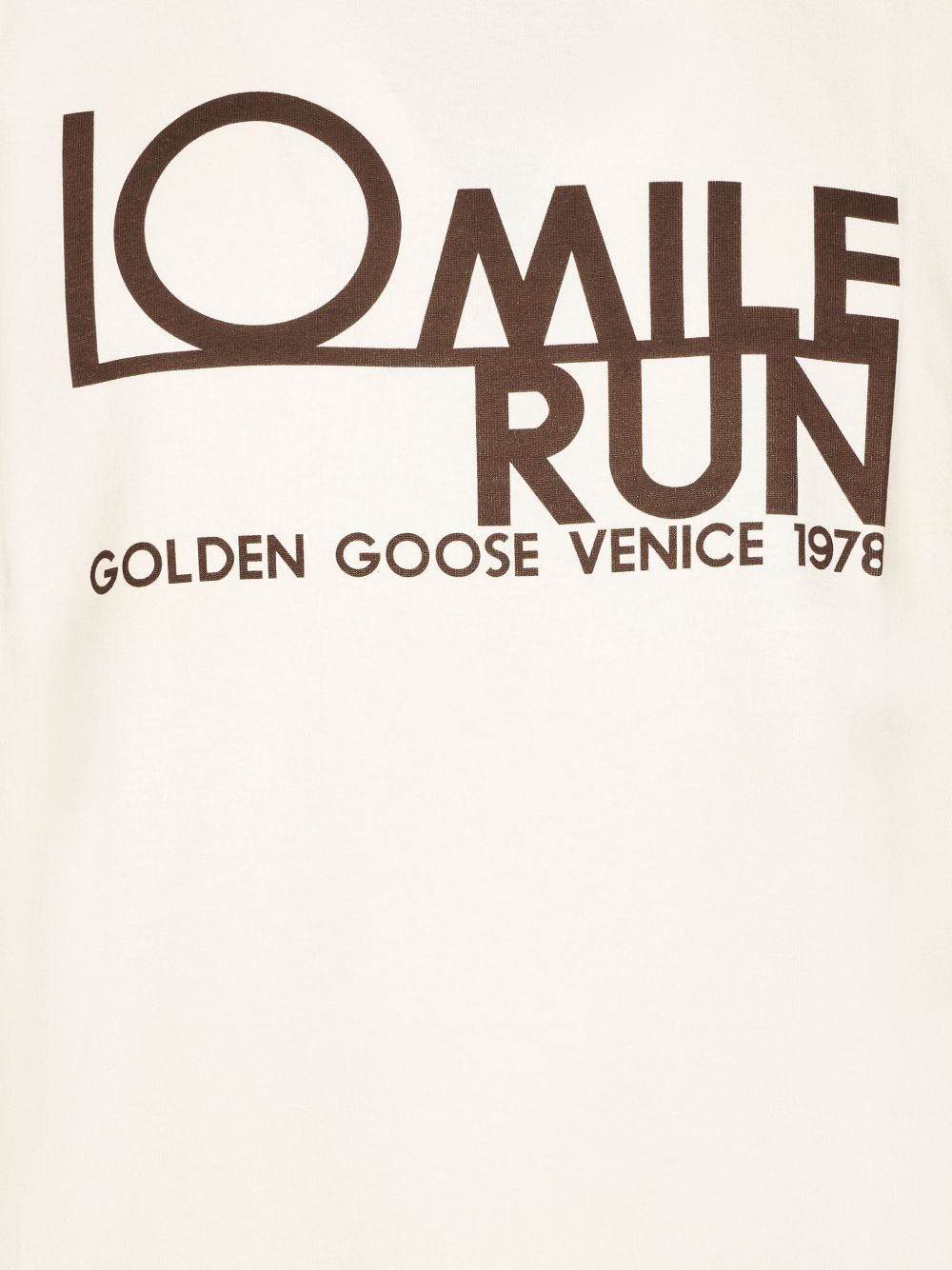 T-shirt in cotton with logo GMP01220 P00262111560 GOLDEN GOOSE 