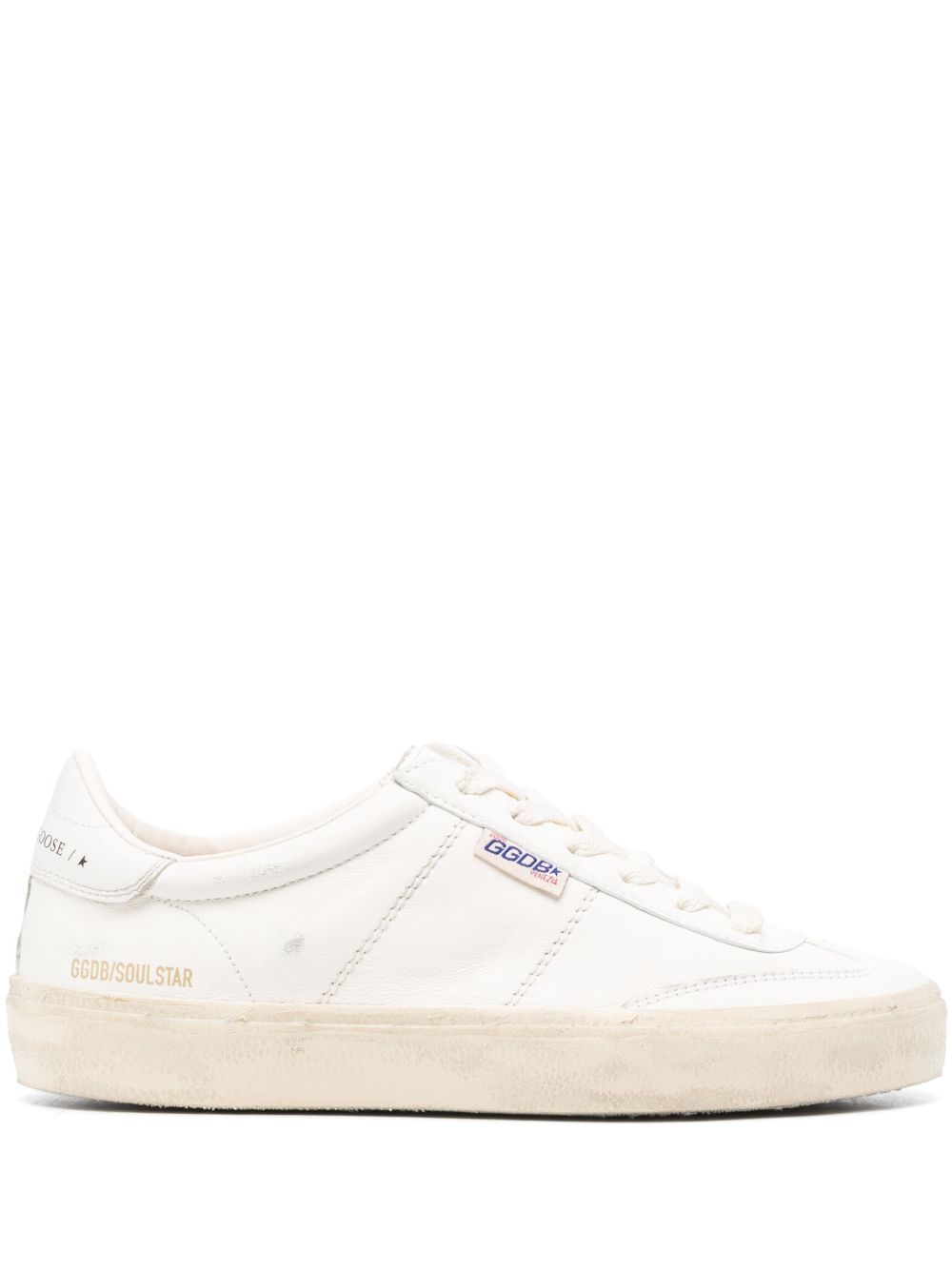 Soul Star in white nappa with white leather heel tab GWF00464 F00504911629 GOLDEN GOOSE 