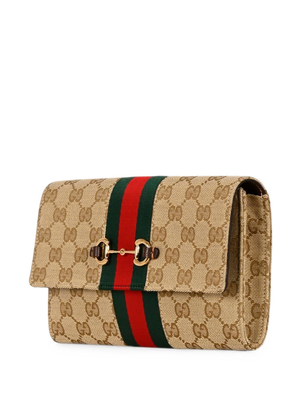 Horsebit Web wallet with strap 867120 FAF889645 GUCCI 