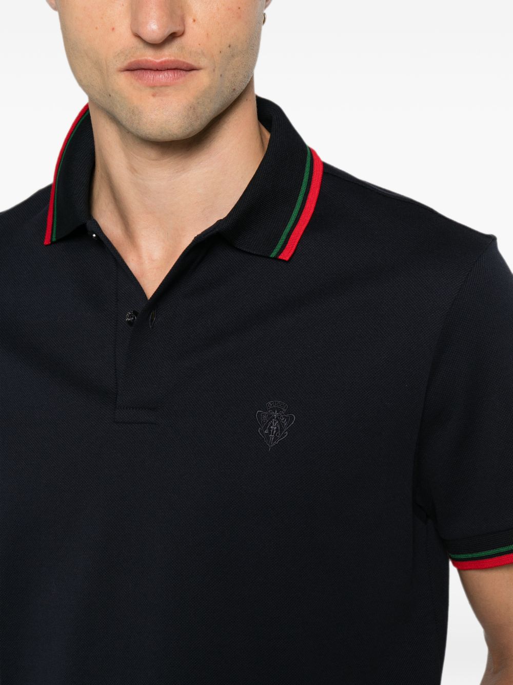 Cotton piquet polo shirt 872471 XJHX64816 GUCCI 