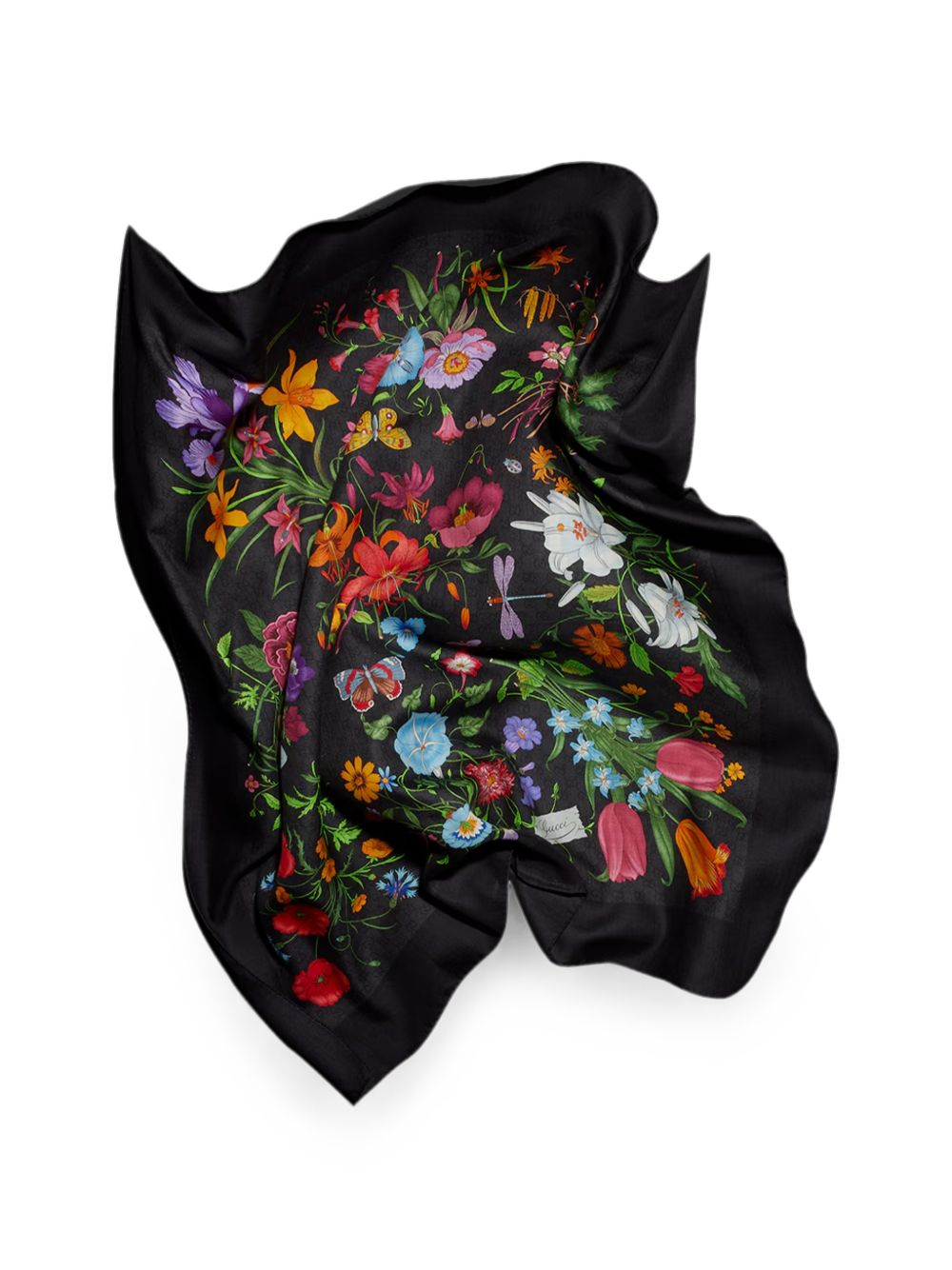 Printed GG wool silk shawl 873729 3GA381060 GUCCI 