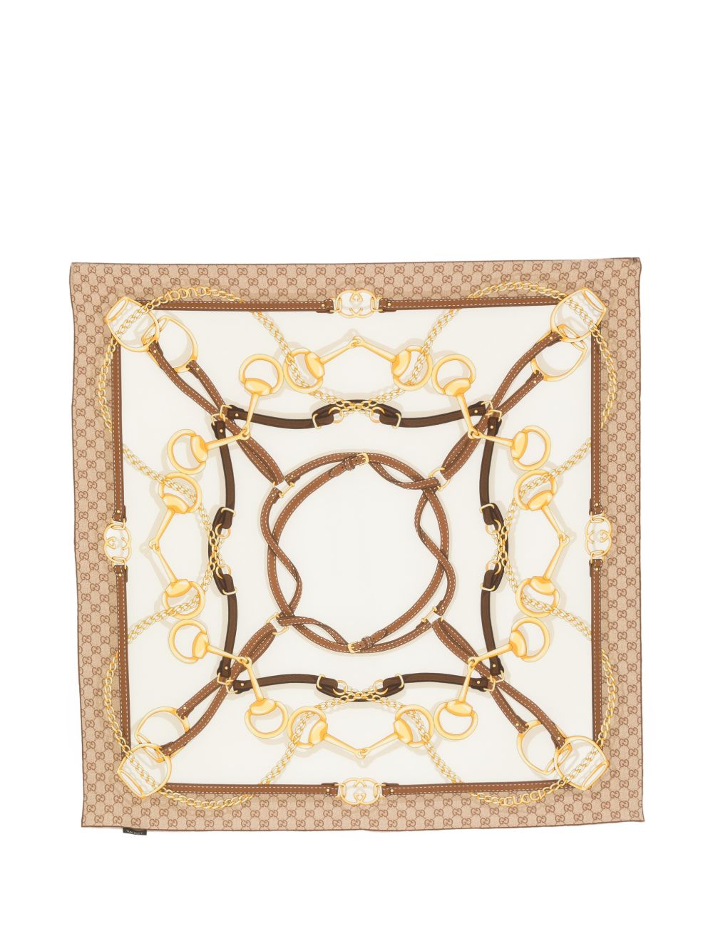 Printed silk crêpe carré 874230 3G0059965 GUCCI 
