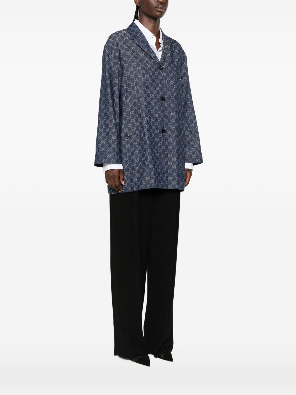 GG cotton denim jacquard jacket 875438 XDDG34011 GUCCI 