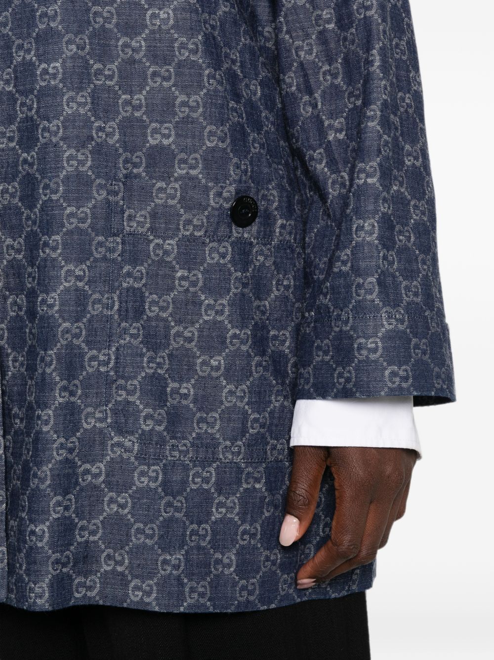 GG cotton denim jacquard jacket 875438 XDDG34011 GUCCI 