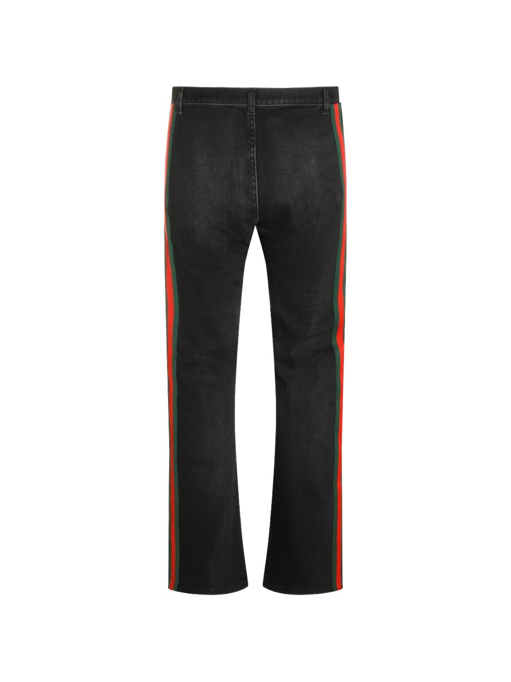 Cotton denim pants with web 875555 XDDID1000 GUCCI 
