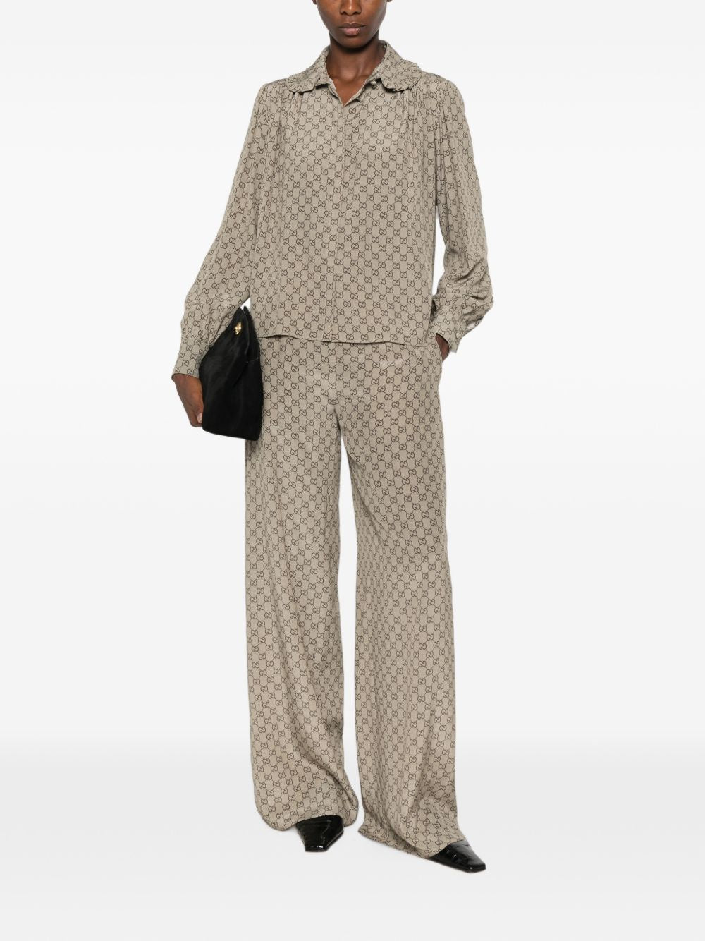 Printed silk leisure pants A003ZB ZAVRI2270 GUCCI 