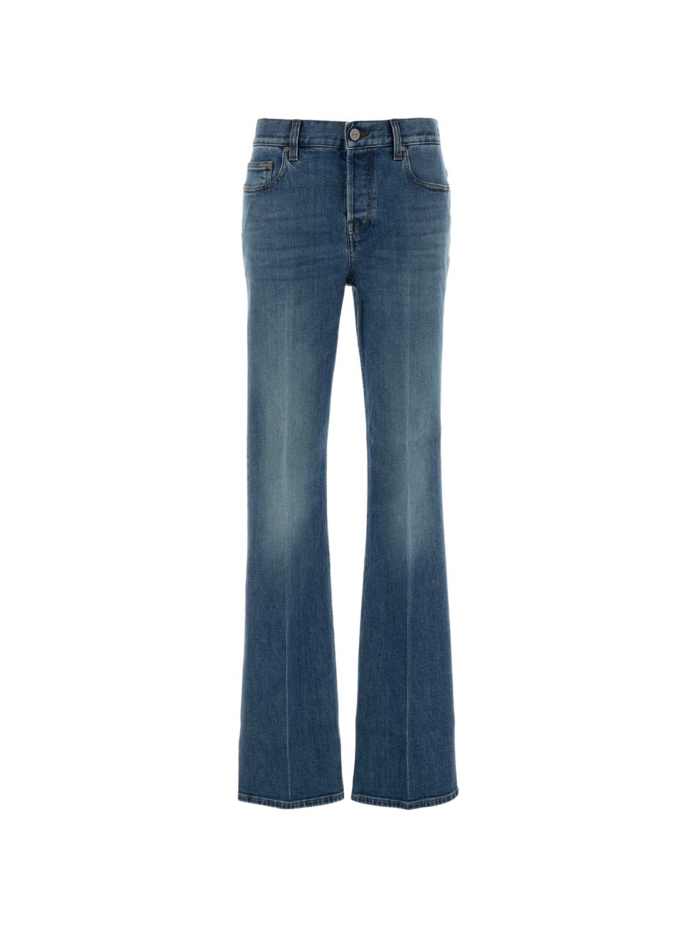 Flared stretch cotton denim pants A0069H XDDHC4011 GUCCI 